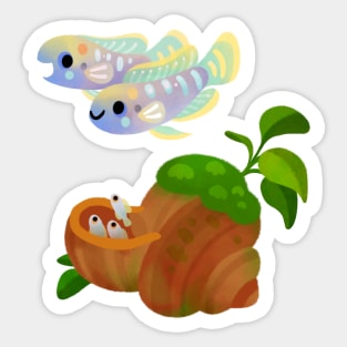 Shell Dwellers - Neolamprologus brevis Sticker